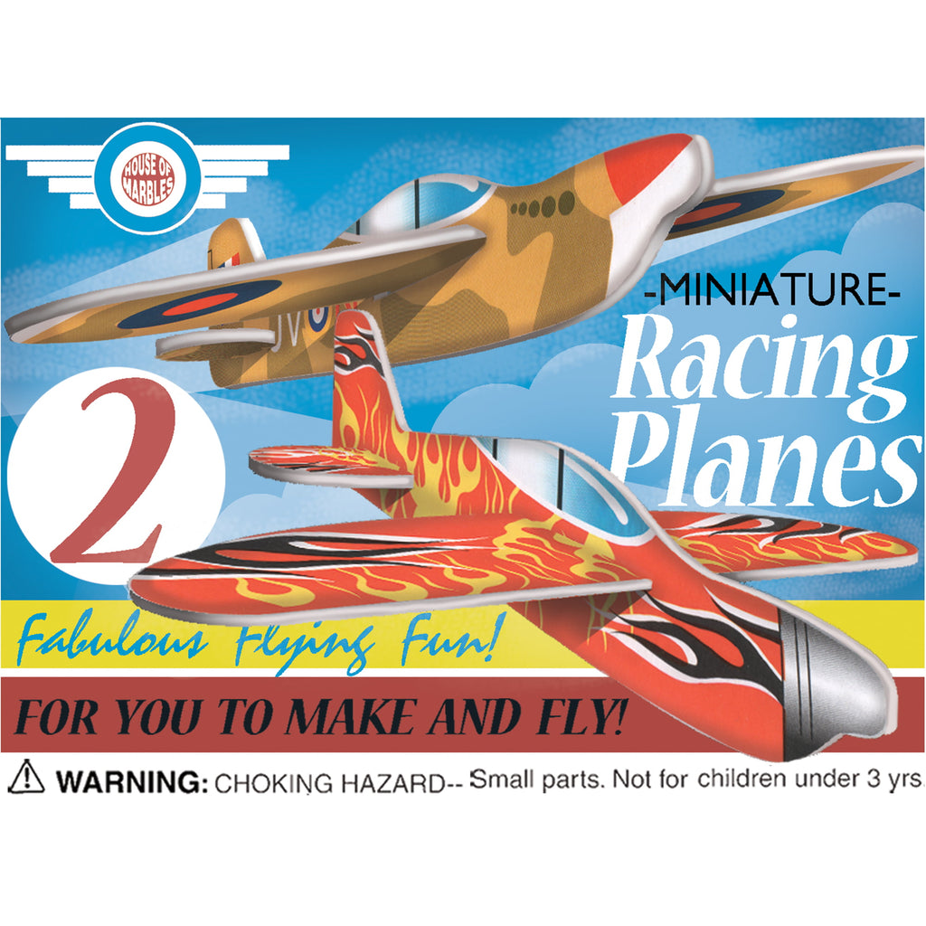 Mini Fighter Racing Planes - Assorted Colours/Designs