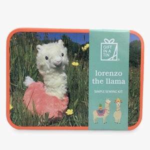 Gift In A Tin - Lorenzo The Llama Sewing Kit