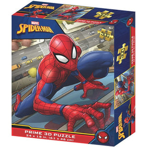 Marvel - Spider-Man Climb Prime 3D Jigsaw Puzzle (500 Pieces)