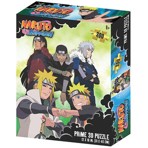 Naruto Shippuden: Warriors Of The Hidden Leaf 3D Jigsaw Puzzle (300 Pieces)