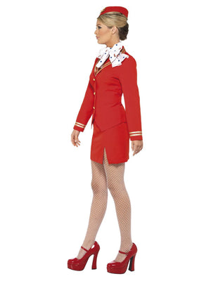 Trolley Dolly Costume - Red (Adult)