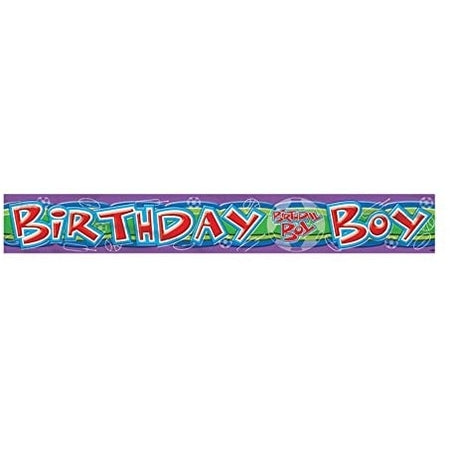 "Birthday Boy" Banner - 12ft.