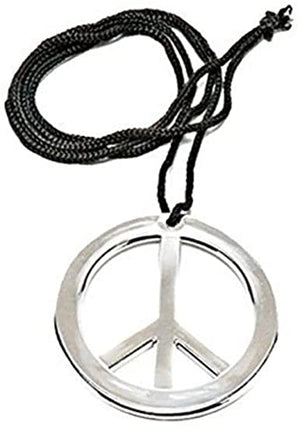 60s' Peace Pendant - Silver