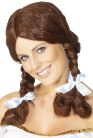 Country Girl Wig - Brown (Adult)