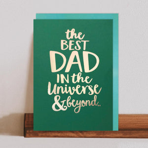 Best Dad In Universe - Card