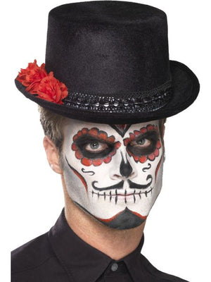 Day Of The Dead Top Hat - (Adult)
