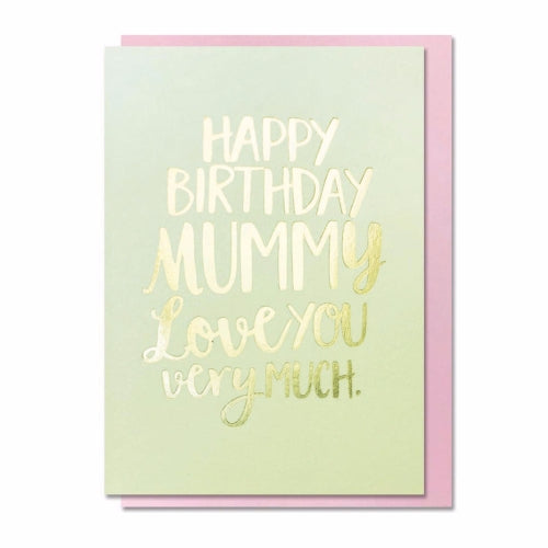 Happy Birthday Mummy - Card