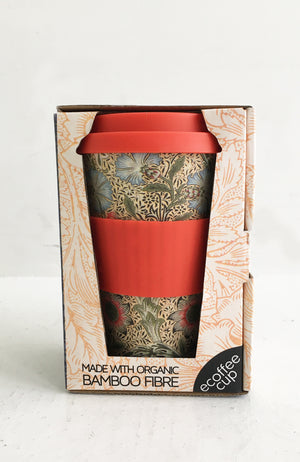 Ecoffee Cup 'William Morris Corncockle' - 14oz