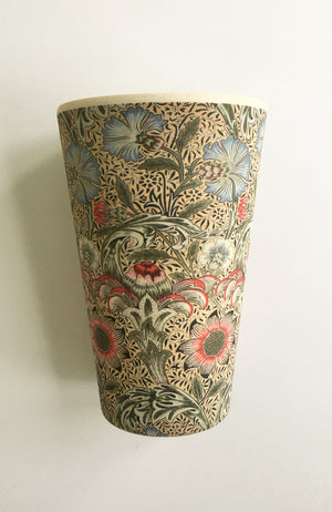 Ecoffee Cup 'William Morris Corncockle' - 14oz