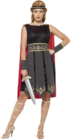 Roman Warrior Women's Costume - (Adult)