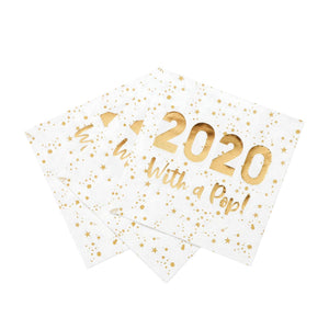 Luxe Gold Cocktail Napkins - 2020