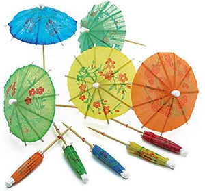 Multi-Colour Cocktail Umbrellas - Pack of 144