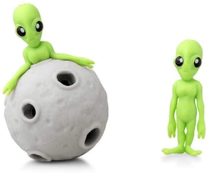 Stretchy Aliens And Asteroid