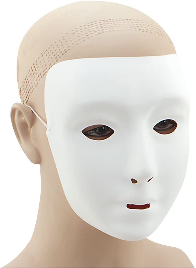 Scary White Faceless Horror Mask