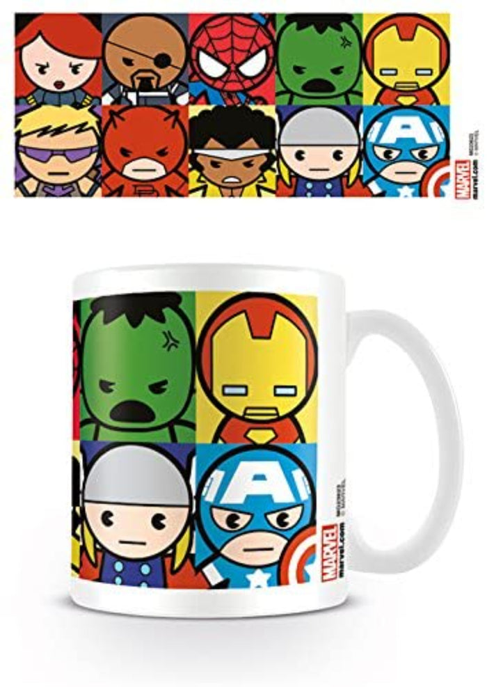 Marvel Kawaii Avengers Characters Mug