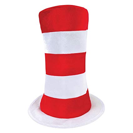 Dr Seuss - The "Cat in the Hat" Hat - (Adult)