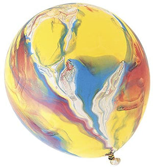Marbleized Party Balloons - 12" (Pack of 6)