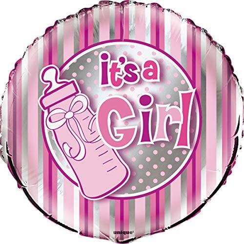 "It's A Girl" Bottle Baby Shower Helium Foil Balloon - 18"