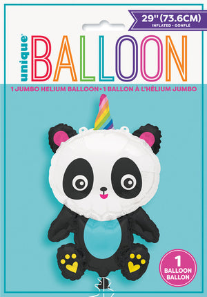 Giant Pandacorn Helium Foil Balloon - 29"
