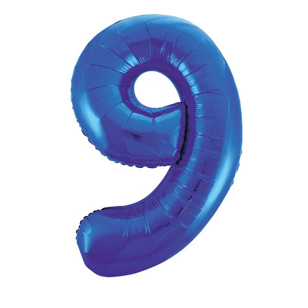 Metallic Number Helium Foil Balloons - 34"