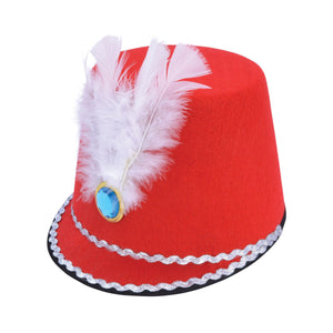 Majorette Hat - Red (Adult)