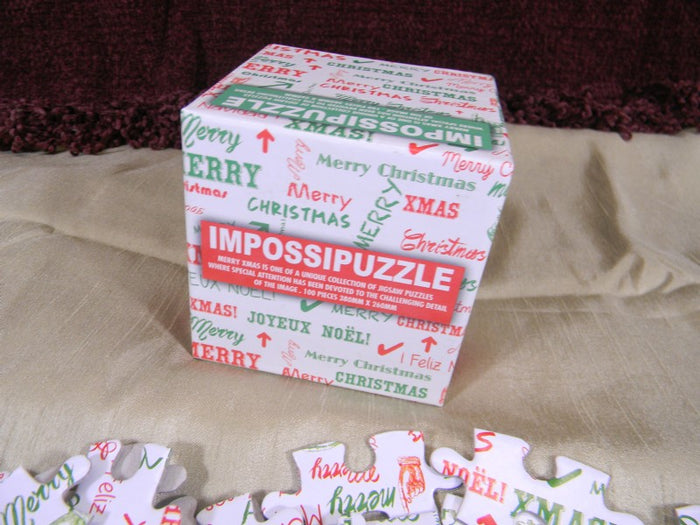 Merry Xmas 100 Piece Jigsaw Puzzle - Impossipuzzle