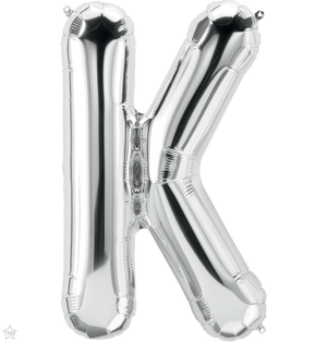 Silver Letter Helium Foil Balloon - 34"