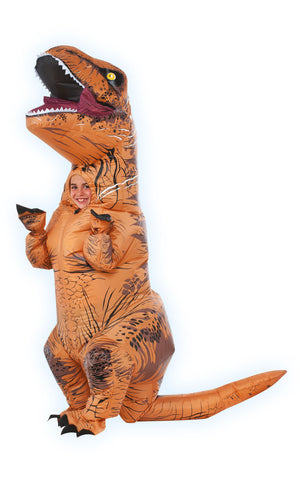 Inflatable Tyrannosaurus Rex Costume - (Child)