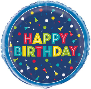 Peppy "Happy Birthday" Helium Foil Balloon - 18"