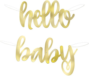"Hello Baby" Party Accessories & Tableware