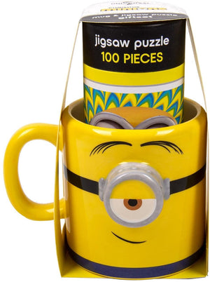 Minions Shaped Mug & Jigsaw Puzzle Set