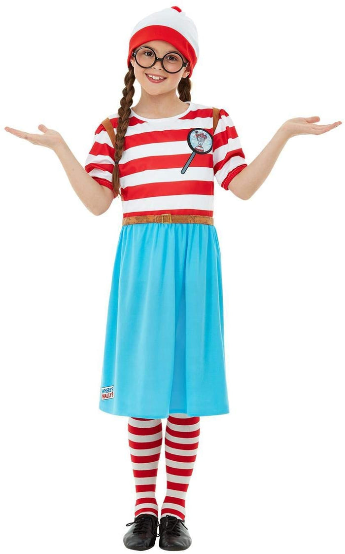 Deluxe Where's Wally? Wenda Costume - (Child)