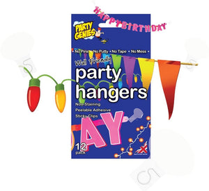 Party Genies - Wall Friendly Party Hangers (Pack of 12)