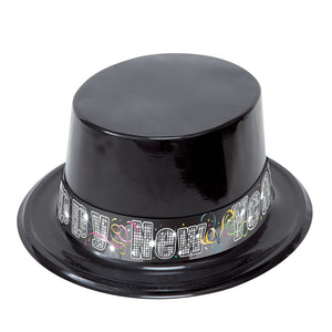 Countdown To New Year Top Hat - Black