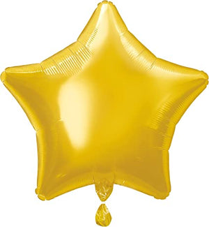 Gold Star Helium Foil Balloon - 20"