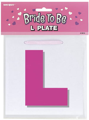 Bride To Be 'L' Plates