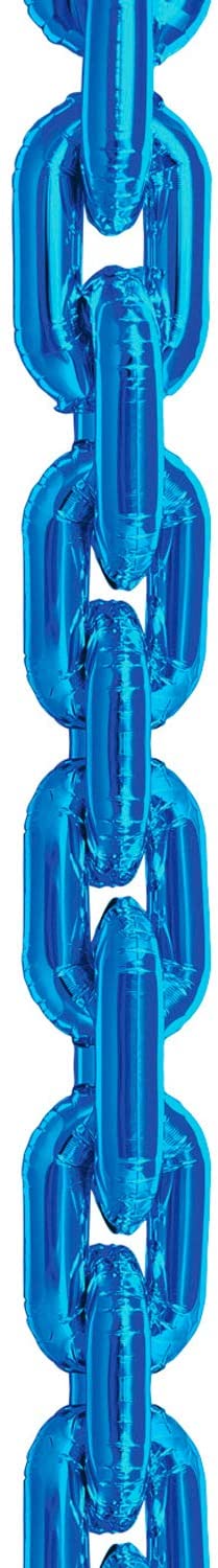 Deco Link:- Blue Helium Foil Balloon - 34"