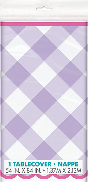 Pastel Gingham Table Cover