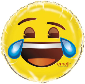 Emoji Crying Helium Foil Balloon - 18"