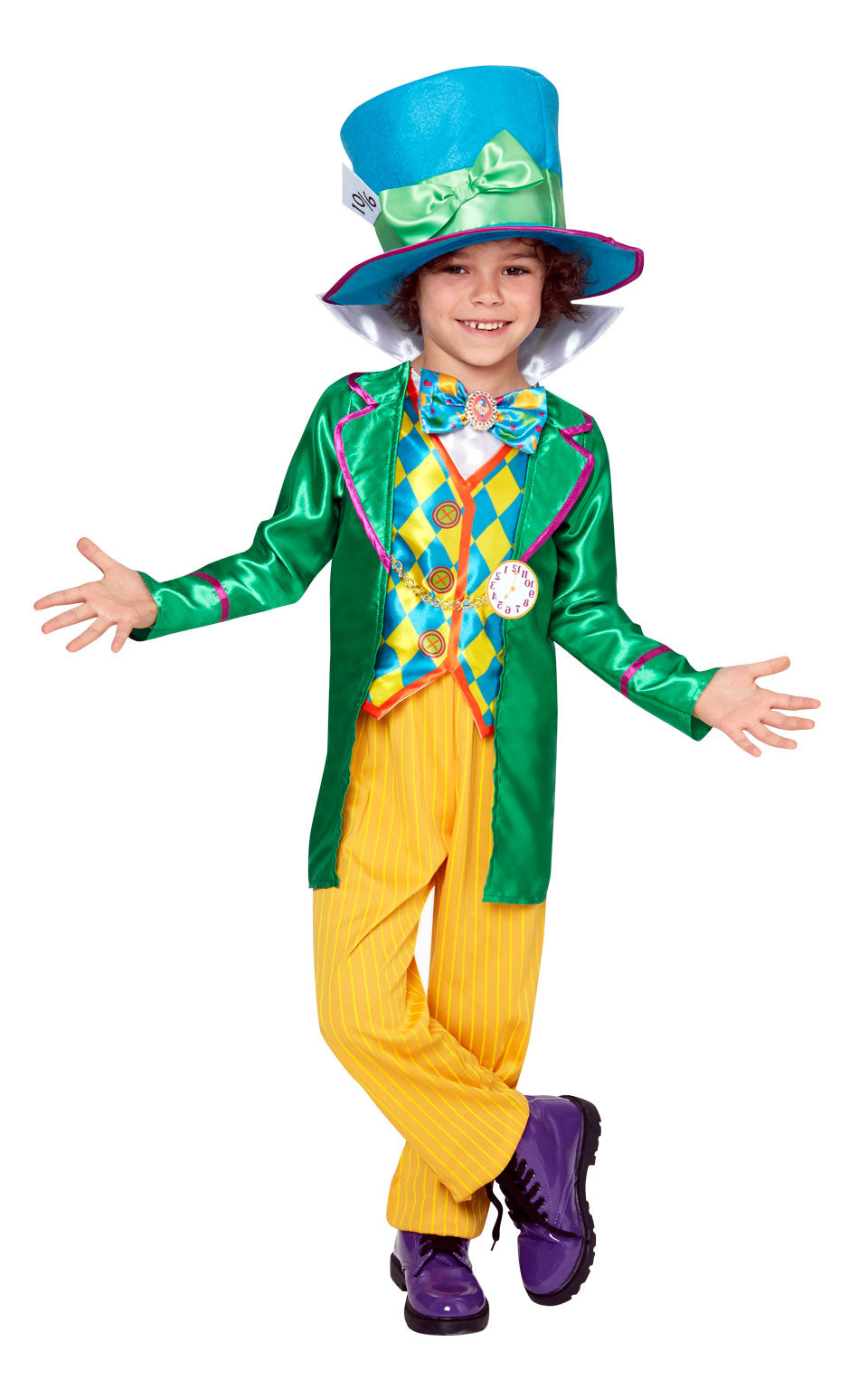 Mad Hatter Costume, Alice In Wonderland - (Child)
