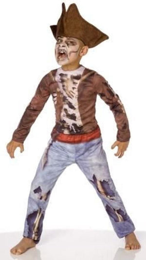 3D Dead Pirate Costume - (Child)