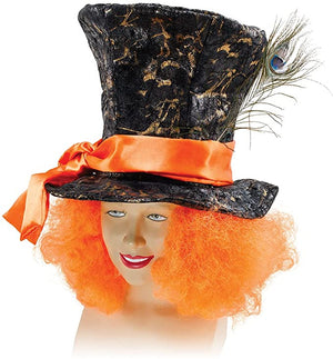 Mad Hatter Hat With Hair - (Adult)
