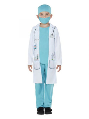 Doctor Costume, Blue - (Child)