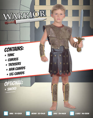 Warrior Boy Costume - (Child)