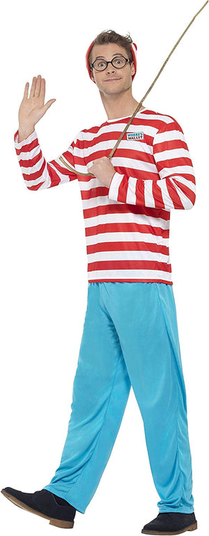 Where's Wally? Costume - (Adult)