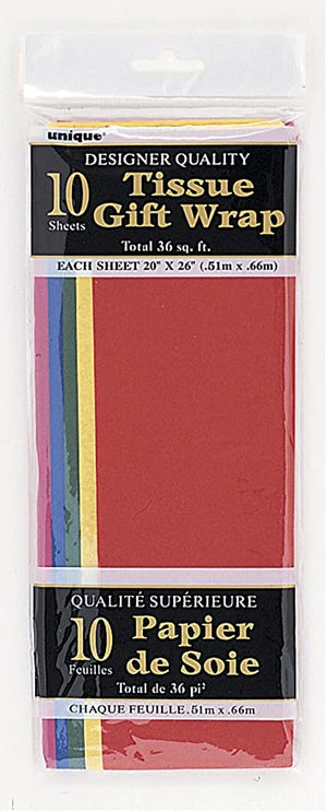 Colour Tissue Paper - Assorted Colours