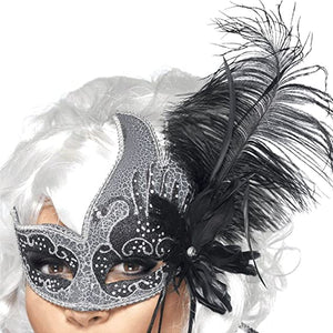 Dark Angel Mask - Black & Silver