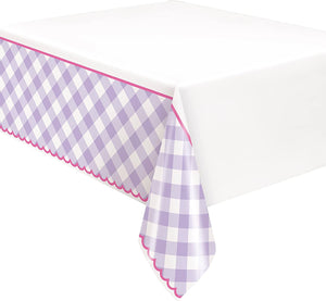 Pastel Gingham Table Cover