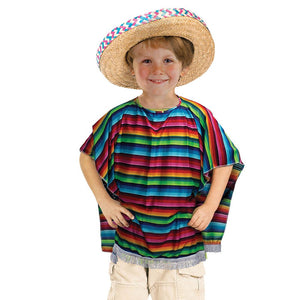 Poncho Costume - Multi-coloured (Child)