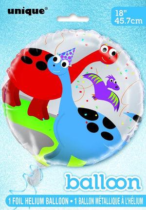 Dinosaur Party Helium Foil Balloon - 18"